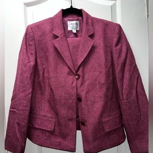 Pink Collections by Le Suit Work Suit with pleated skirt